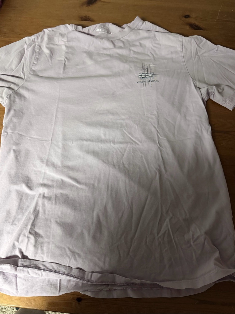 Vineyard Vines Light Lavender Short Sleeve Logo Tee